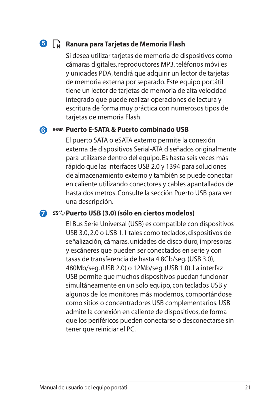 Asus X5MTK User Manual | Page 21 / 114