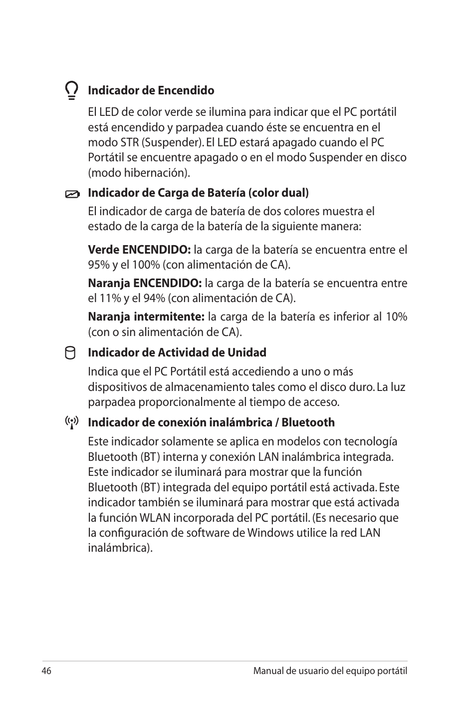 Asus X5MTK User Manual | Page 46 / 114