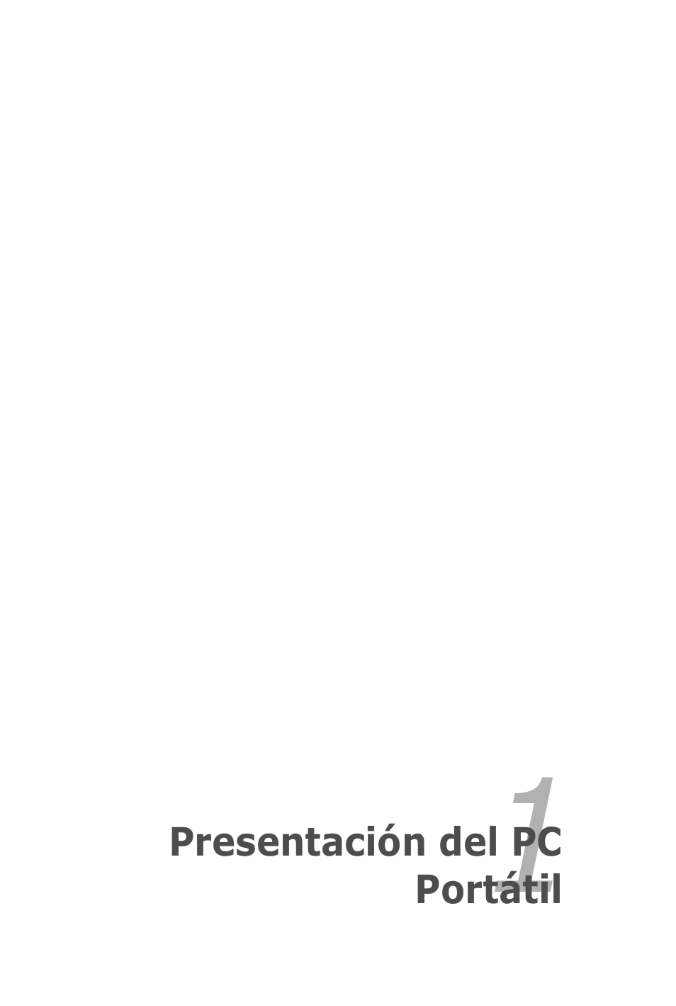 Capítulo 1: presentación del pc portátil, Capítulo 1, Presentación del pc portátil | Asus X5MTK User Manual | Page 5 / 114