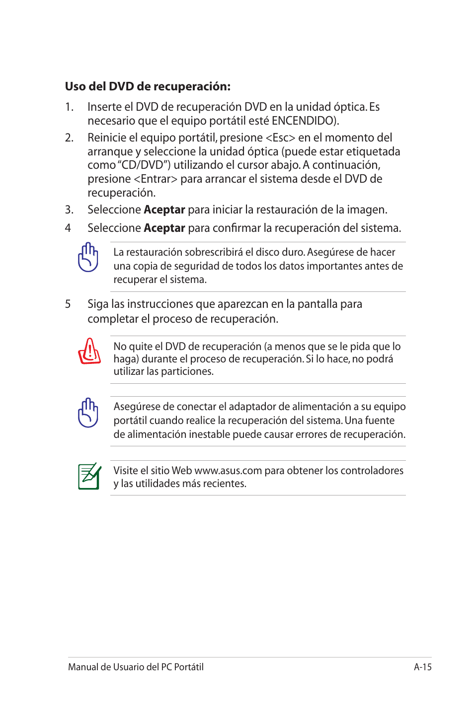 Asus X5MTK User Manual | Page 89 / 114