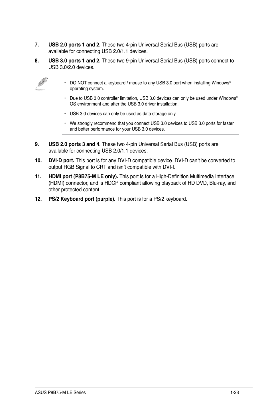 Asus P8B75-M LE PLUS User Manual | Page 33 / 78