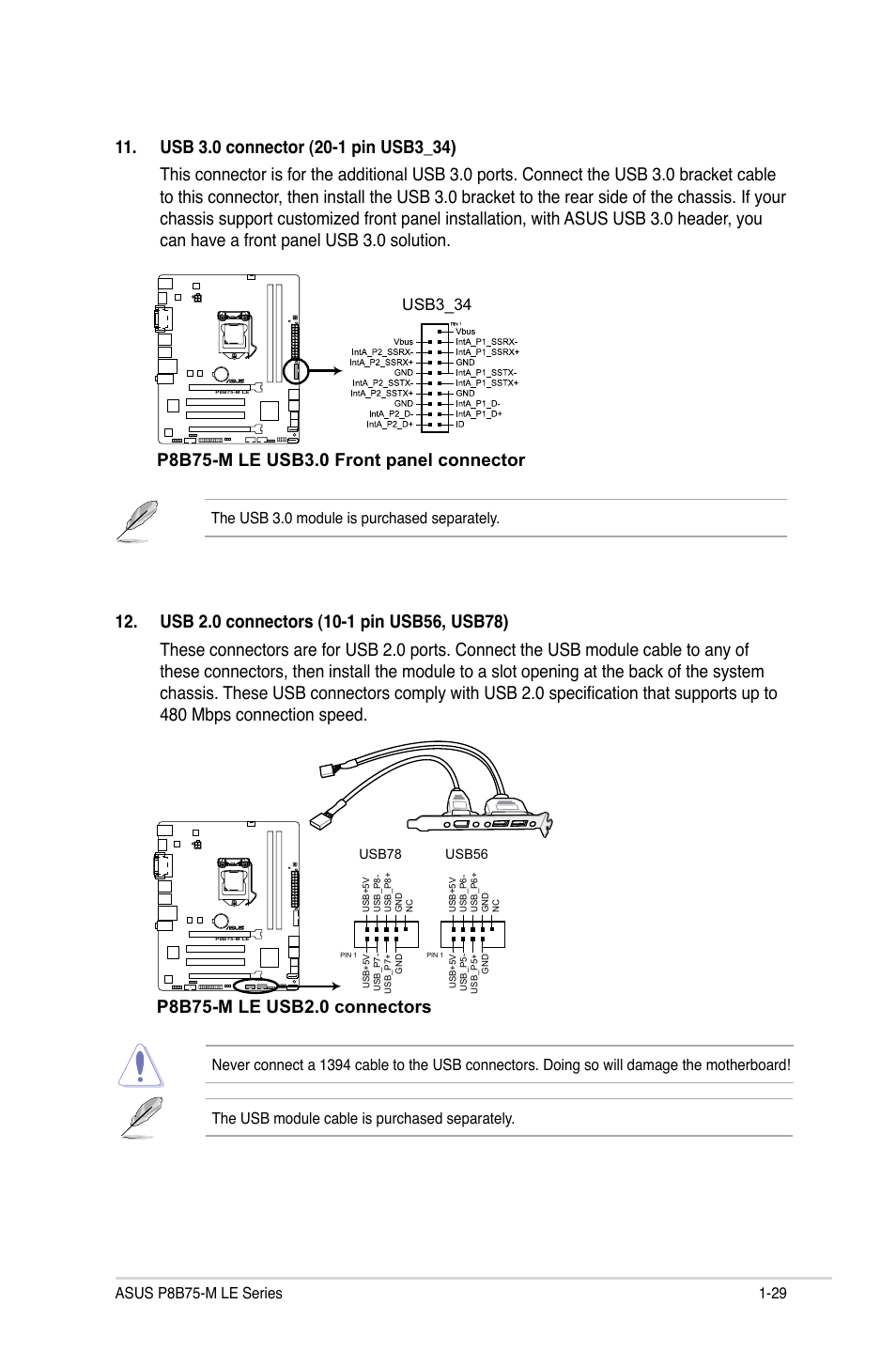 Asus P8B75-M LE PLUS User Manual | Page 39 / 78