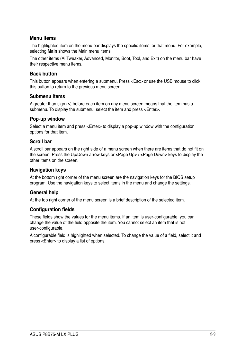 Asus P8B75-M LX PLUS User Manual | Page 55 / 82