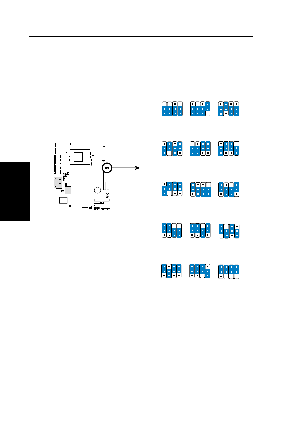 Hardware setup, 18 asus cusi-fx user’s manual, Motherboard settings 3. h/w setup | Cusi-fx cpu external frequency selection | Asus E500-CS User Manual | Page 18 / 98