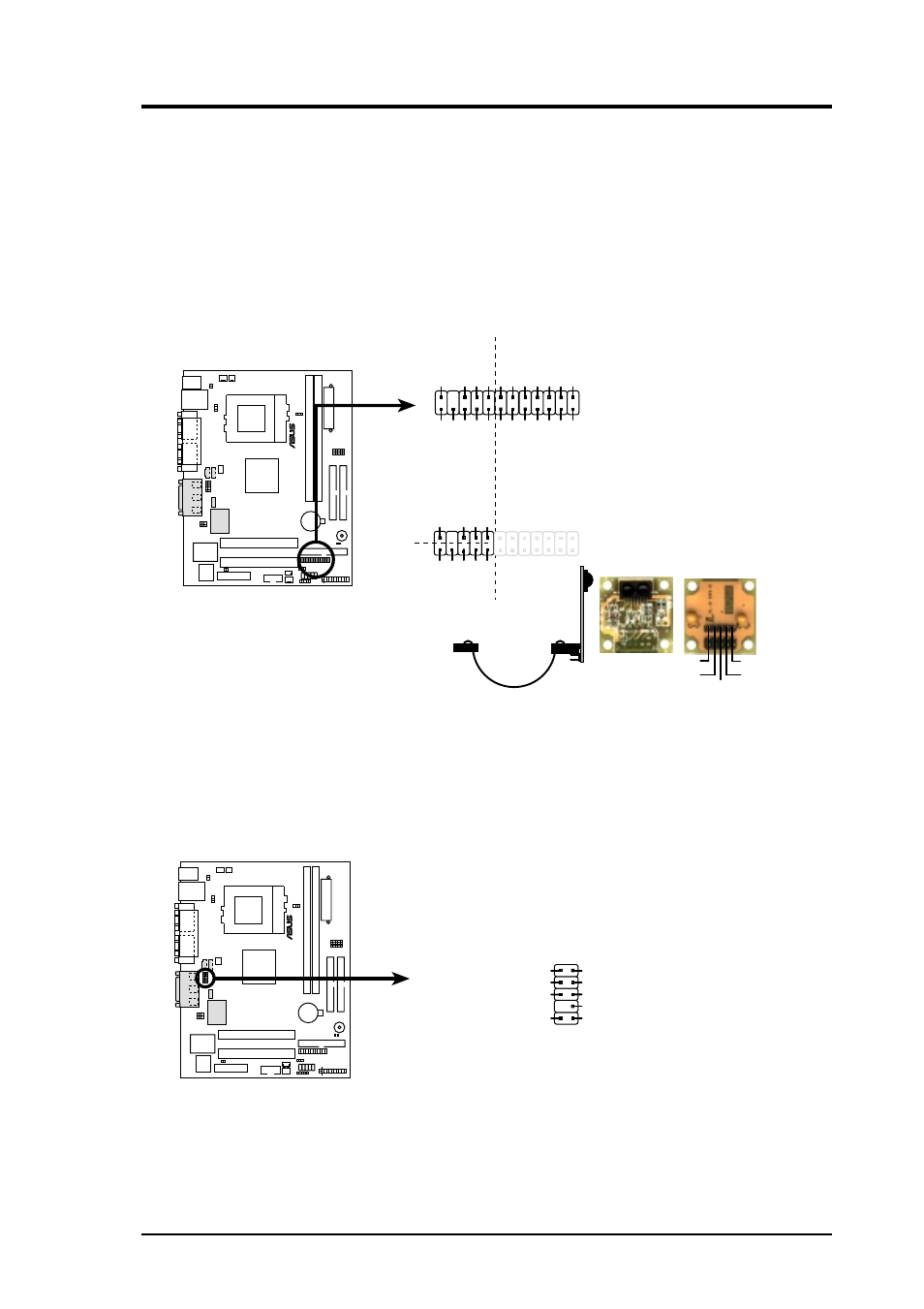 Hardware setup, Usi-fx front panel connectors, Afpanel | Cusi-fx audio panel connectors, Audio_panel | Asus E500-CS User Manual | Page 35 / 98