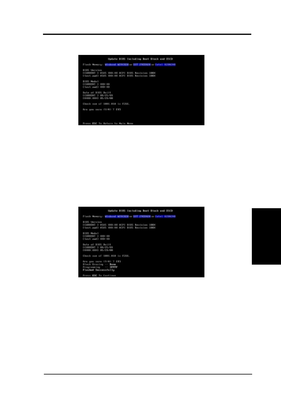 Bios setup | Asus E500-CS User Manual | Page 43 / 98