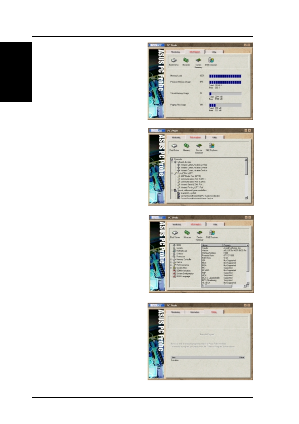 Software reference | Asus E500-CS User Manual | Page 84 / 98