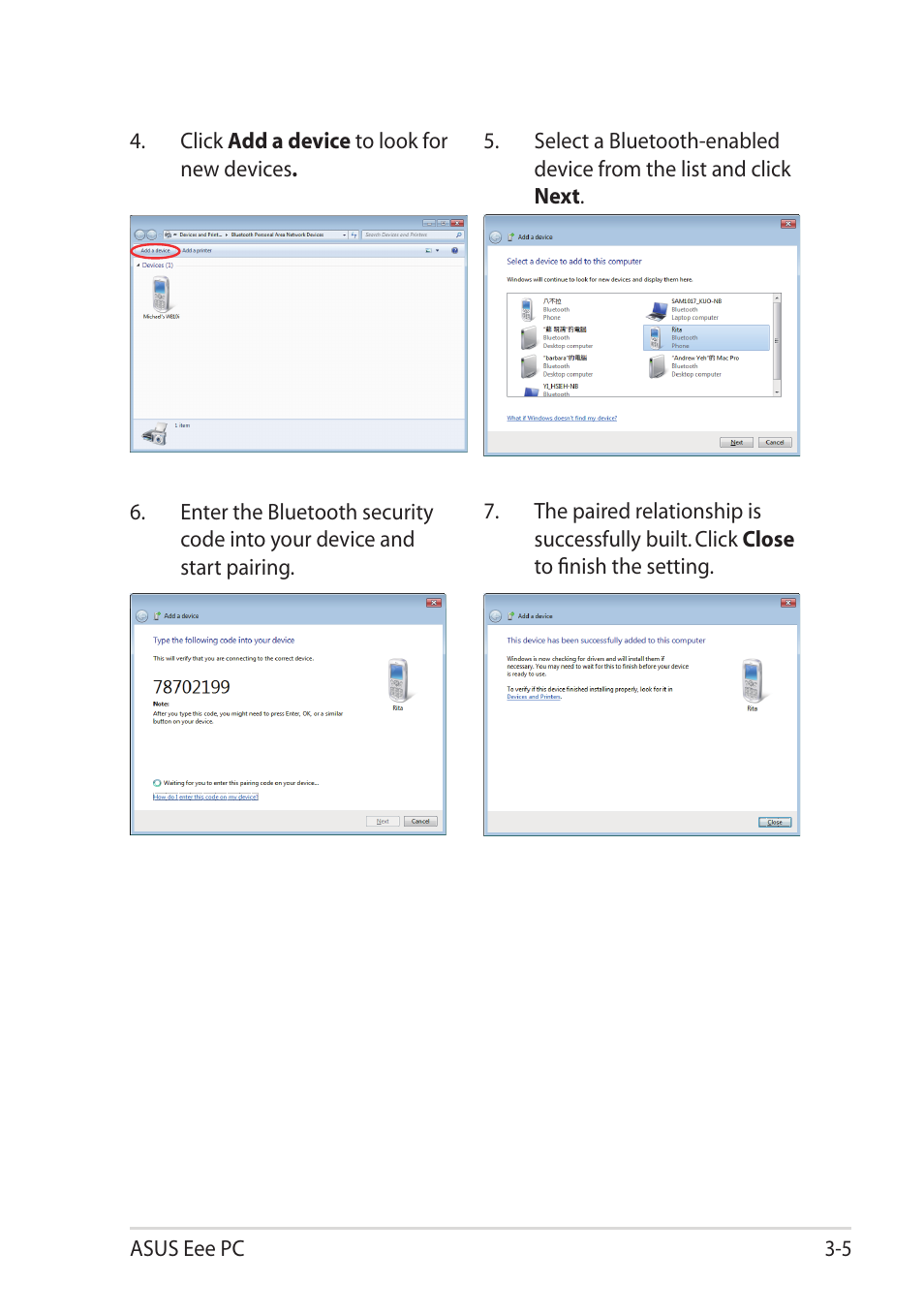 Asus Eee PC 1215T User Manual | Page 37 / 62