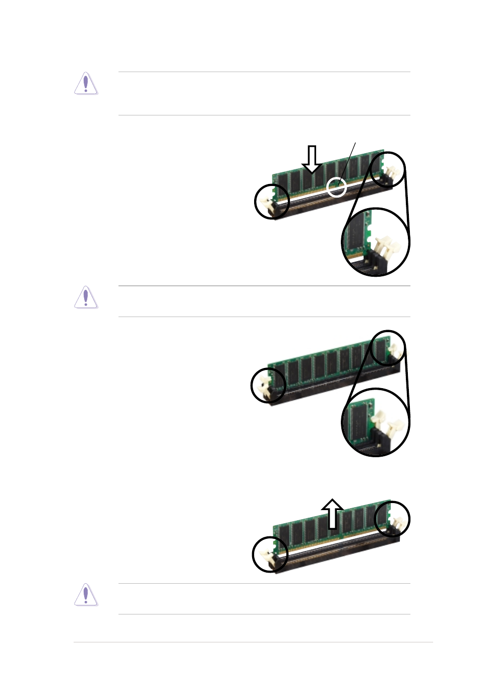 3 installing a dimm, 4 removing a dimm | Asus P4G8X User Manual | Page 39 / 136