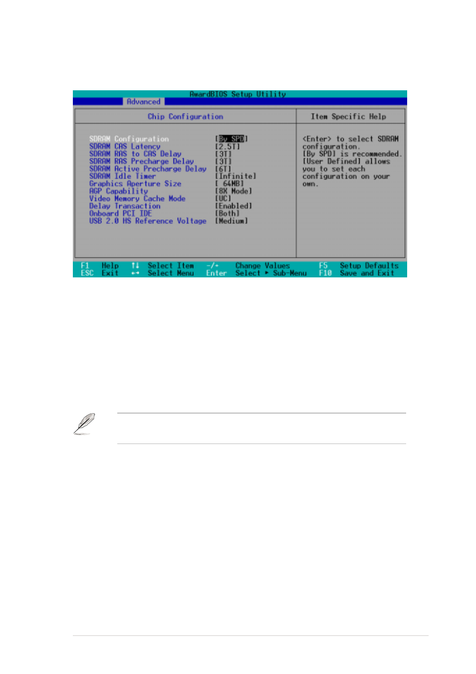 1 chip configuration | Asus P4G8X User Manual | Page 85 / 136