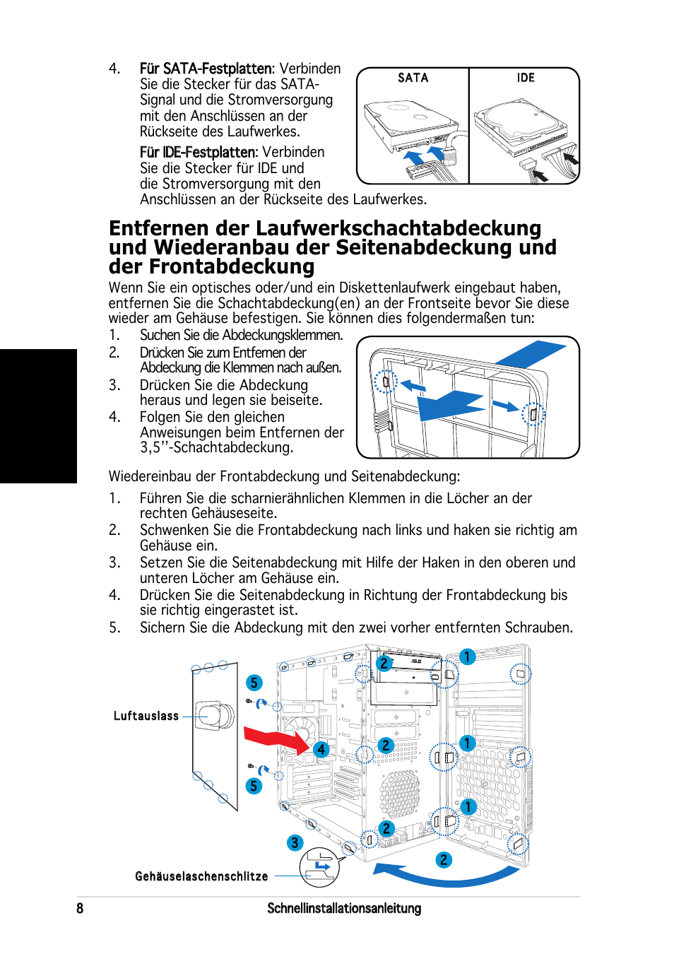 Deutsch | Asus V2-PH2 User Manual | Page 24 / 80