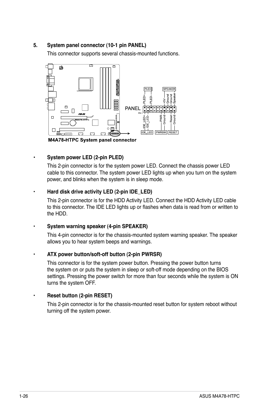 Asus M4A78-HTPC/RC User Manual | Page 38 / 68