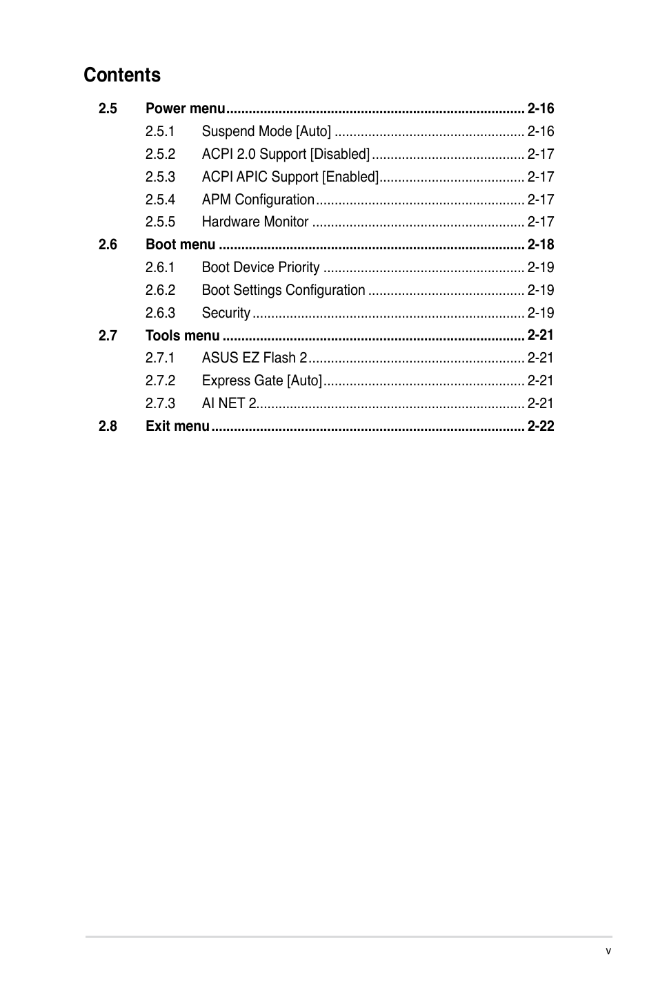 Asus M4A78-HTPC/RC User Manual | Page 5 / 68