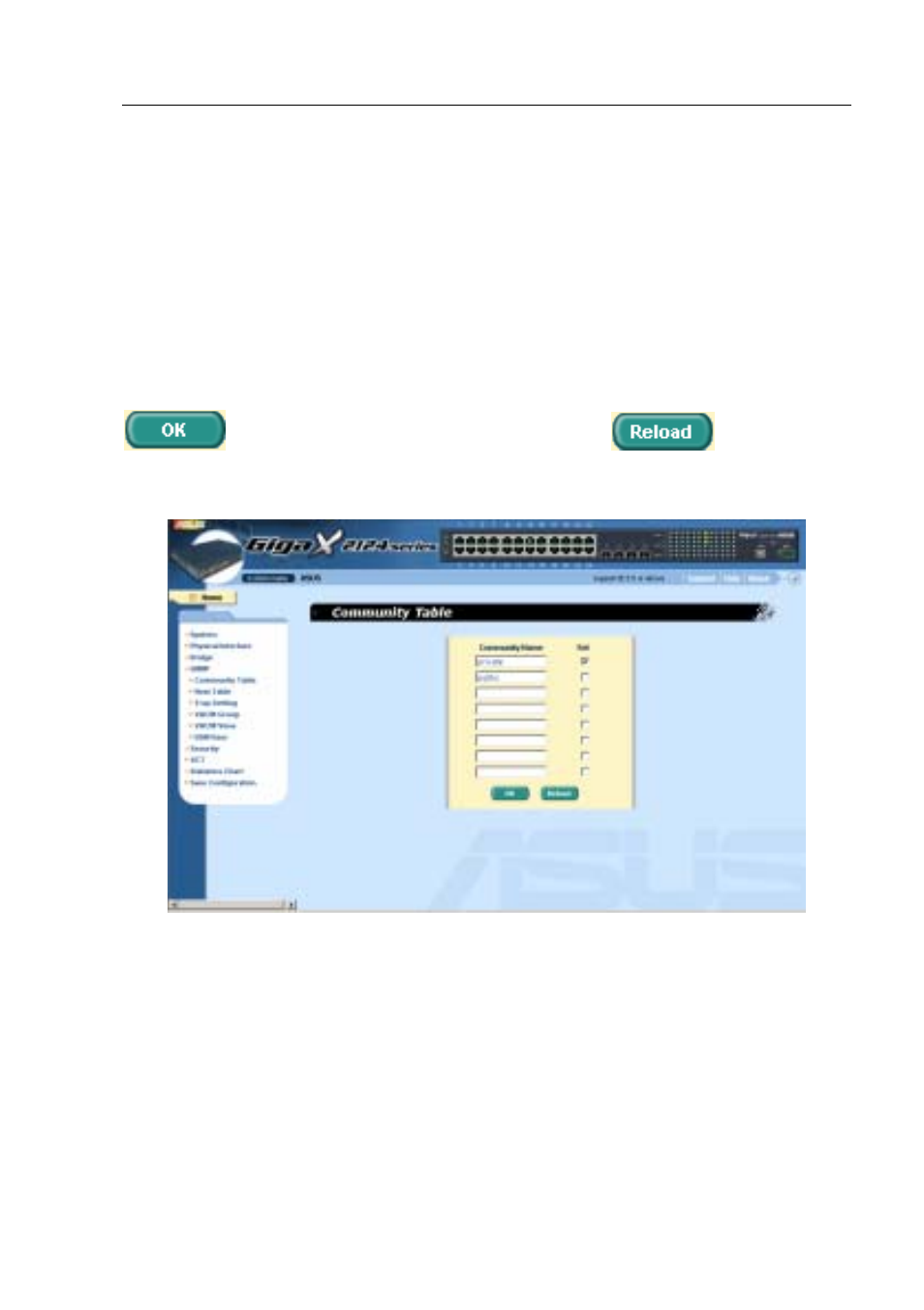 6 snmp | Asus GigaX2124X User Manual | Page 51 / 116