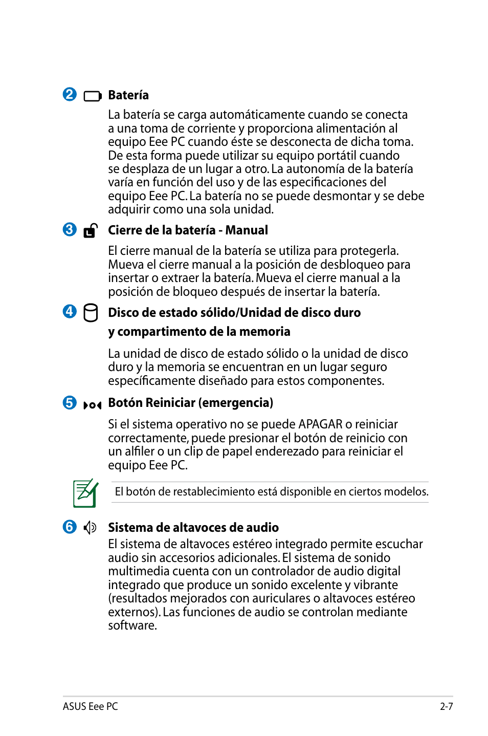 Asus Eee PC 904HD/Linux User Manual | Page 19 / 69