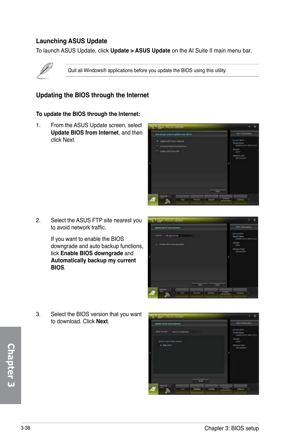 Chapter 3 | Asus SABERTOOTH 990FX R2.0 User Manual | Page 108 / 180