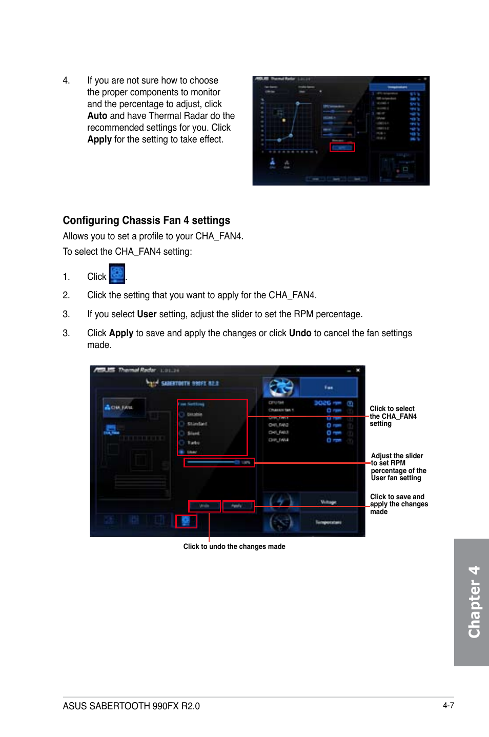 Chapter 4 | Asus SABERTOOTH 990FX R2.0 User Manual | Page 121 / 180