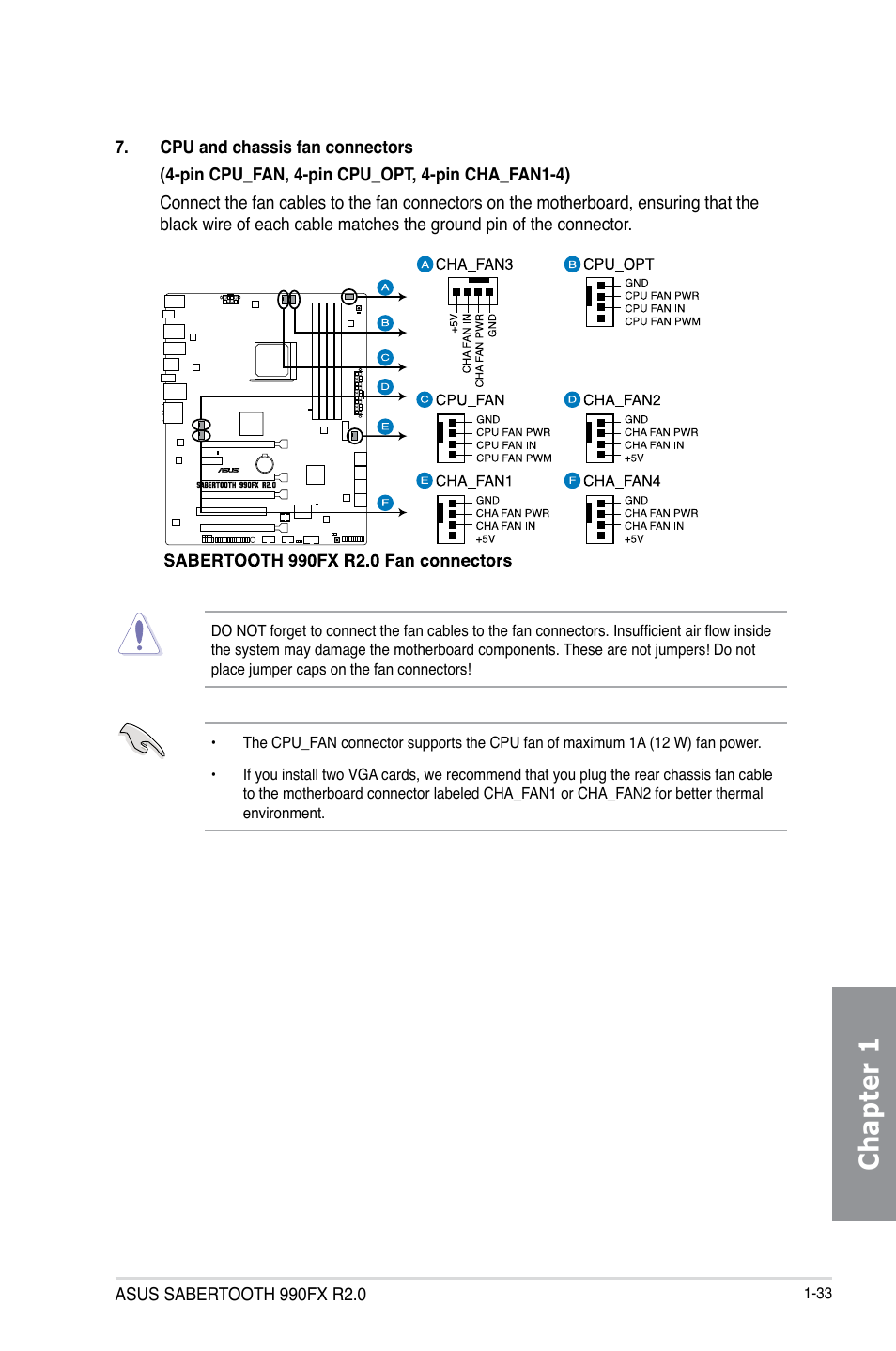Chapter 1 | Asus SABERTOOTH 990FX R2.0 User Manual | Page 47 / 180