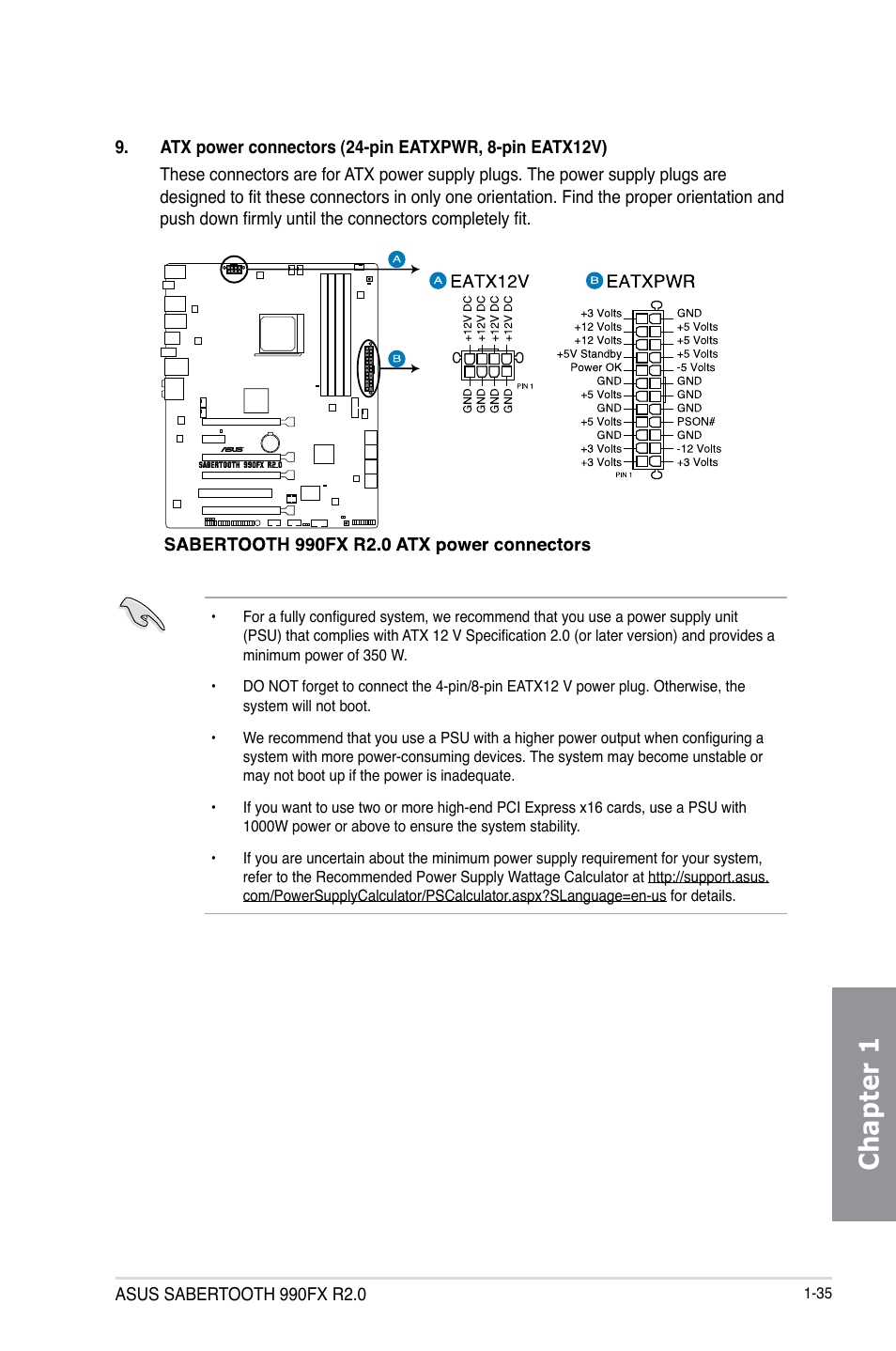Chapter 1 | Asus SABERTOOTH 990FX R2.0 User Manual | Page 49 / 180