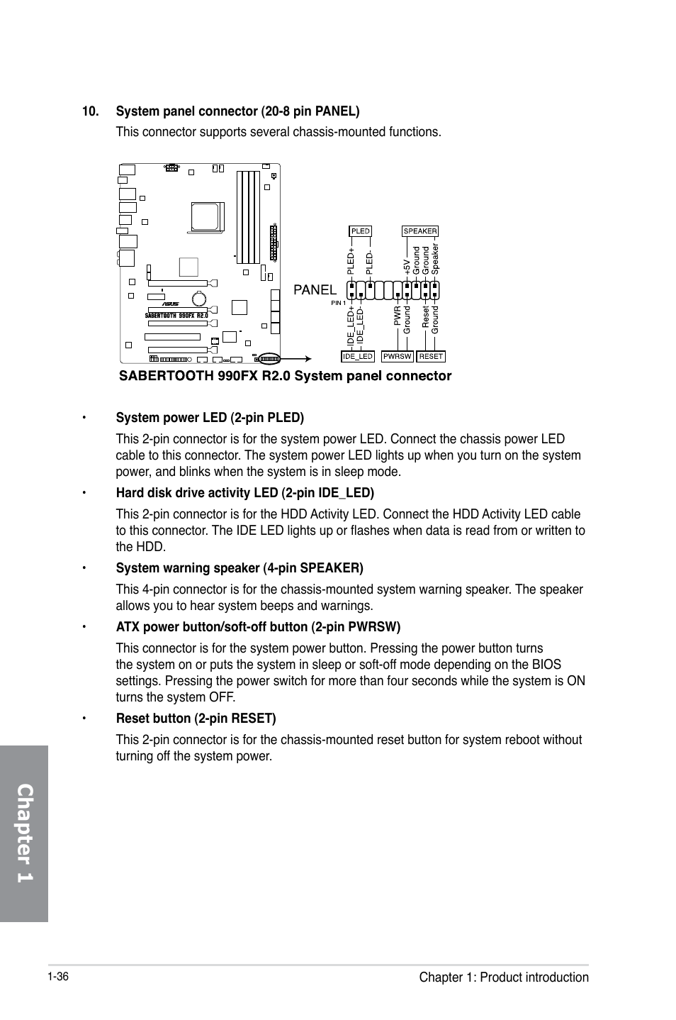 Chapter 1 | Asus SABERTOOTH 990FX R2.0 User Manual | Page 50 / 180