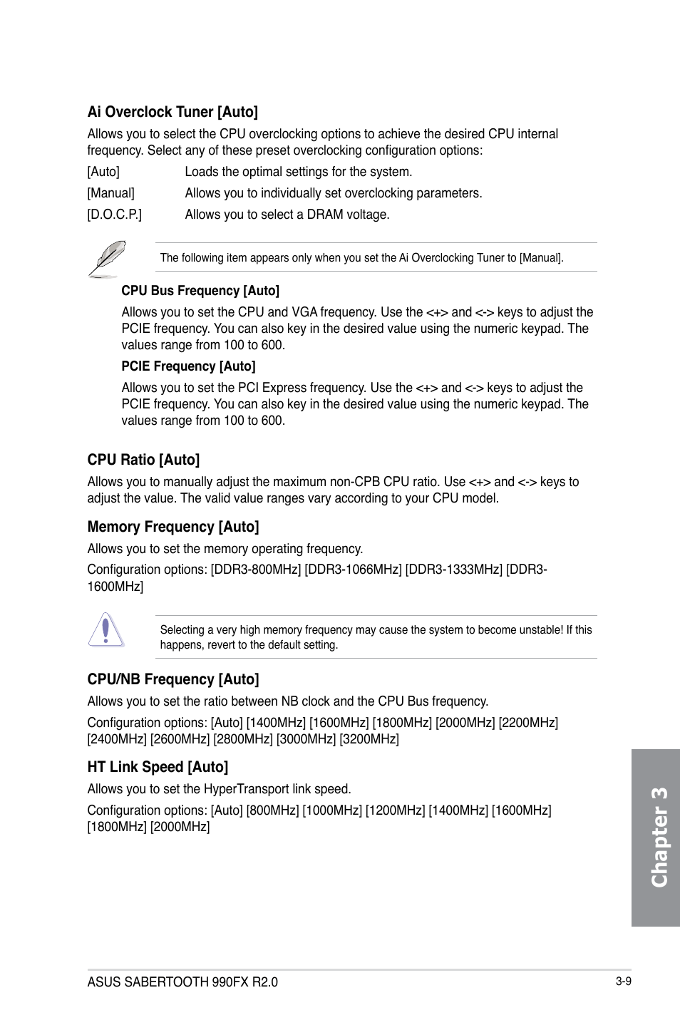 Chapter 3 | Asus SABERTOOTH 990FX R2.0 User Manual | Page 79 / 180