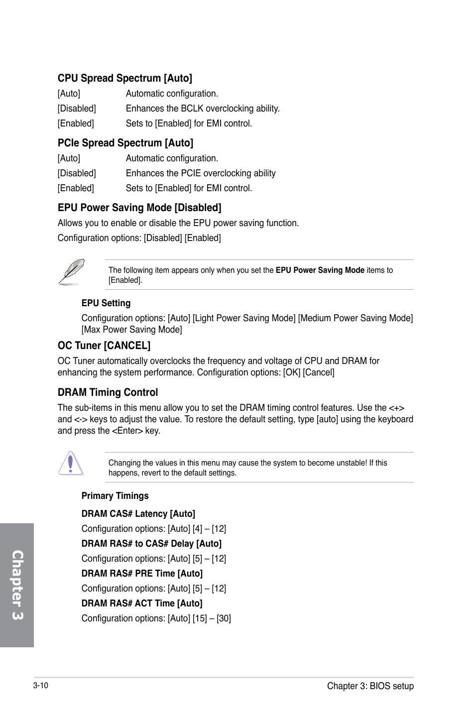 Chapter 3 | Asus SABERTOOTH 990FX R2.0 User Manual | Page 80 / 180