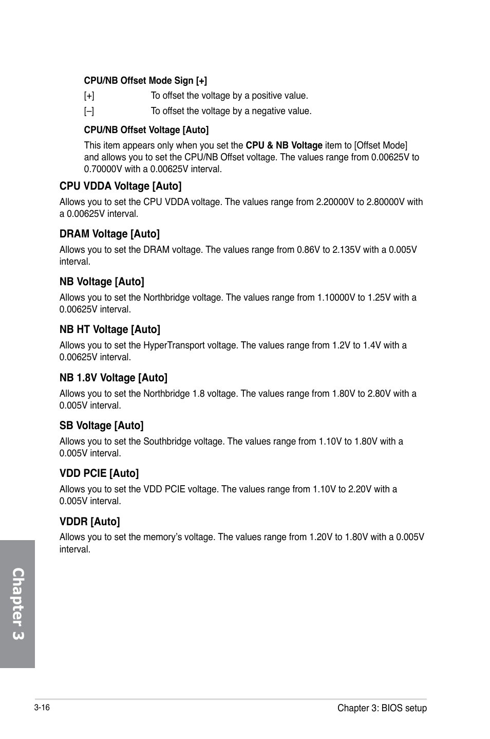 Chapter 3 | Asus SABERTOOTH 990FX R2.0 User Manual | Page 86 / 180