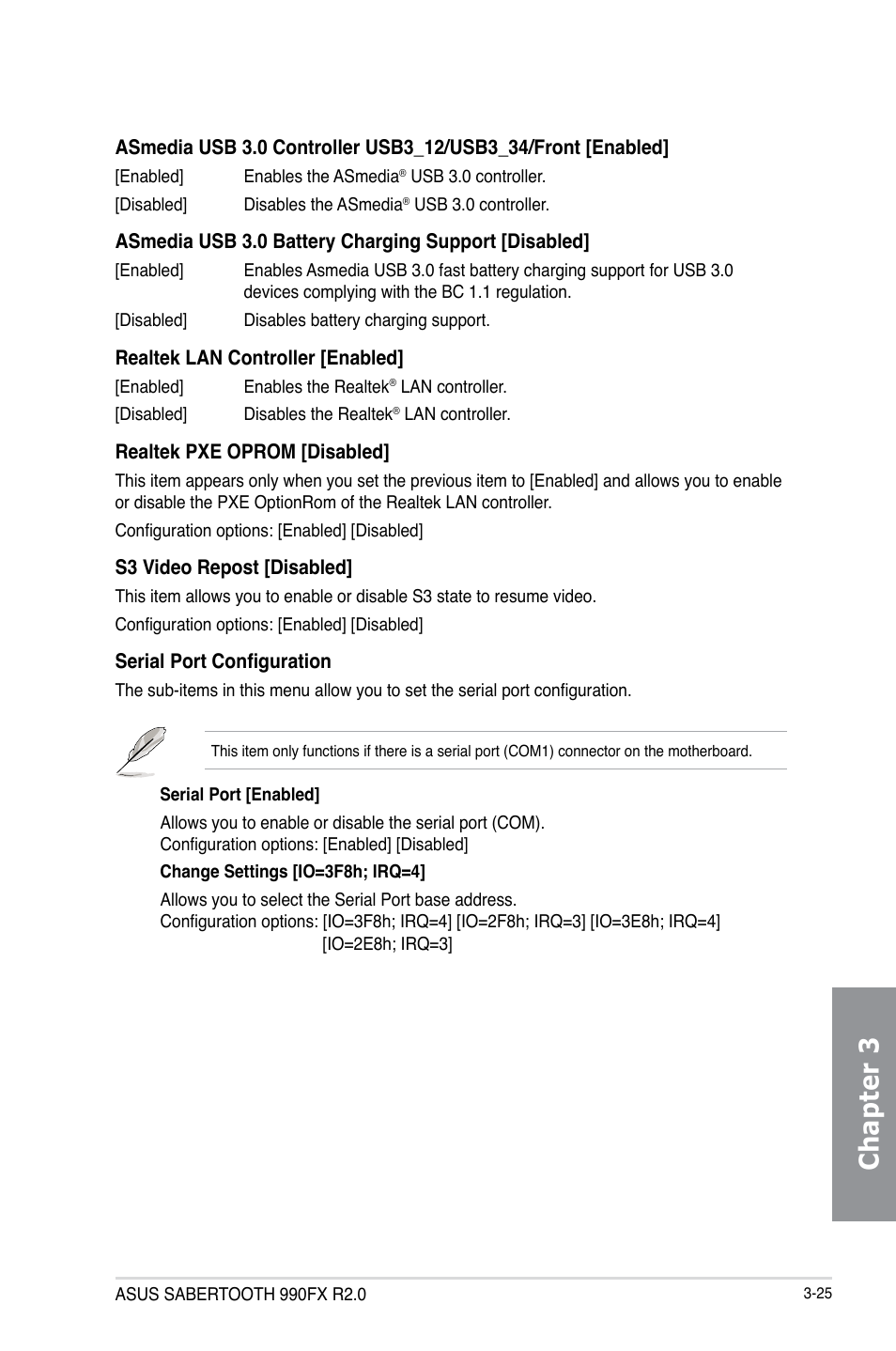 Chapter 3 | Asus SABERTOOTH 990FX R2.0 User Manual | Page 95 / 180