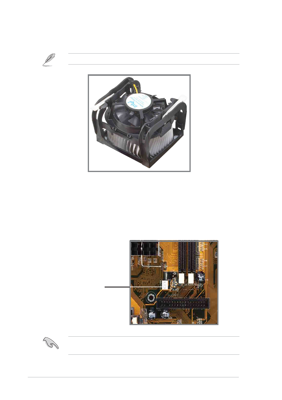 4 connecting the cpu fan cable | Asus P4T533-C User Manual | Page 30 / 112