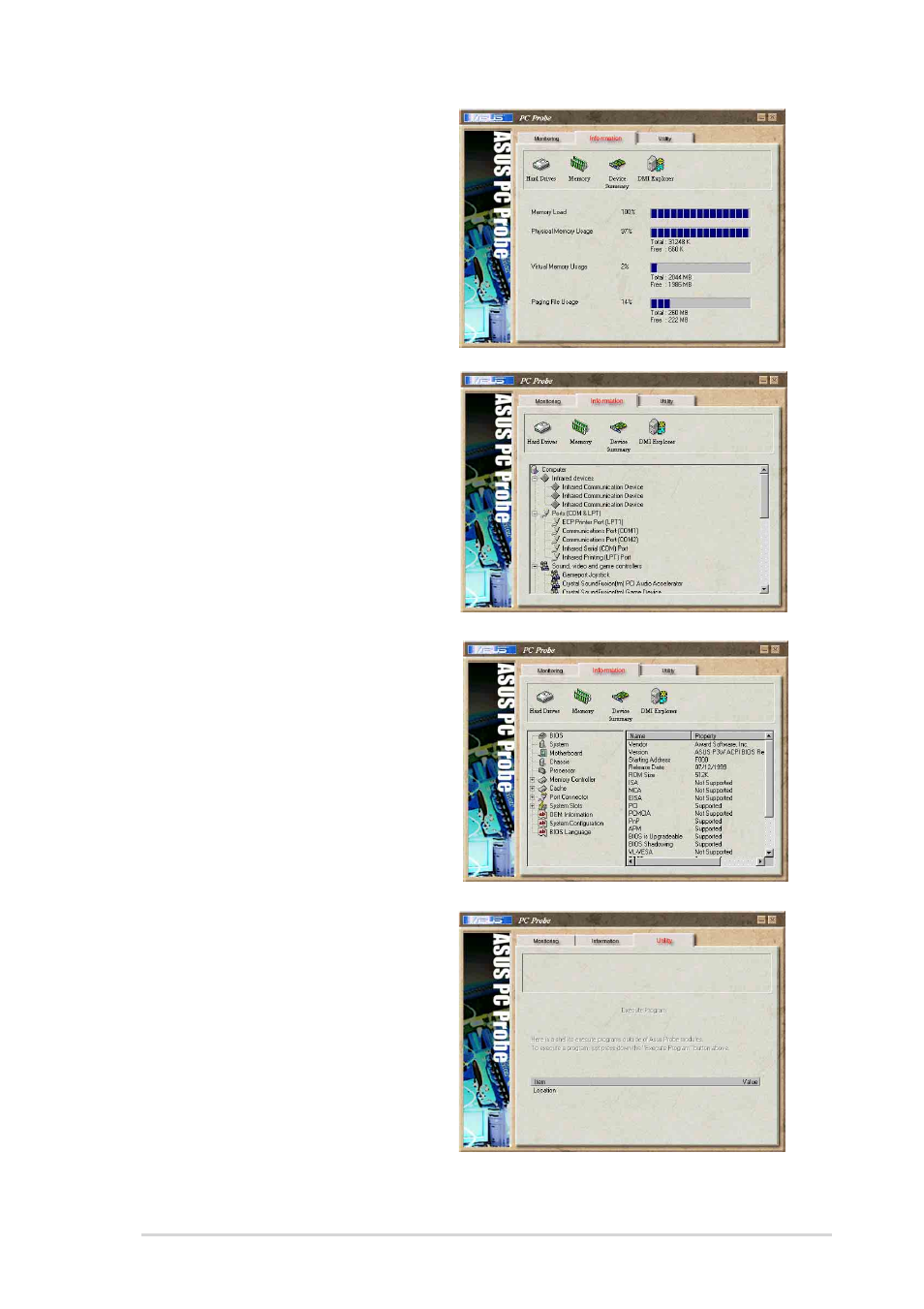 Utility | Asus P4T533-C User Manual | Page 91 / 112