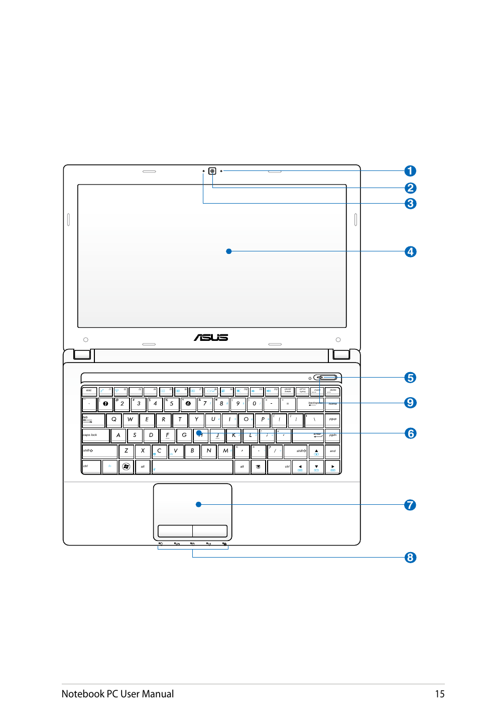 Asus X84HR User Manual | Page 15 / 113