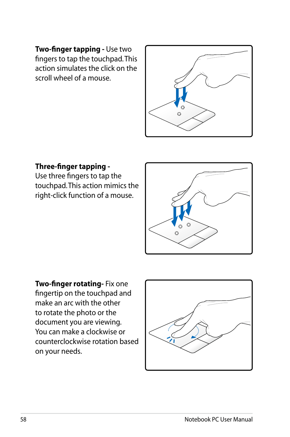 Asus X84HR User Manual | Page 58 / 113