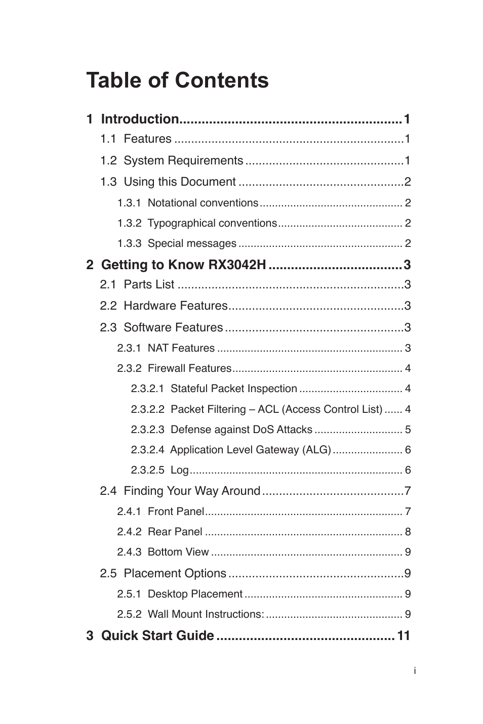 Asus RX3042H User Manual | Page 3 / 129