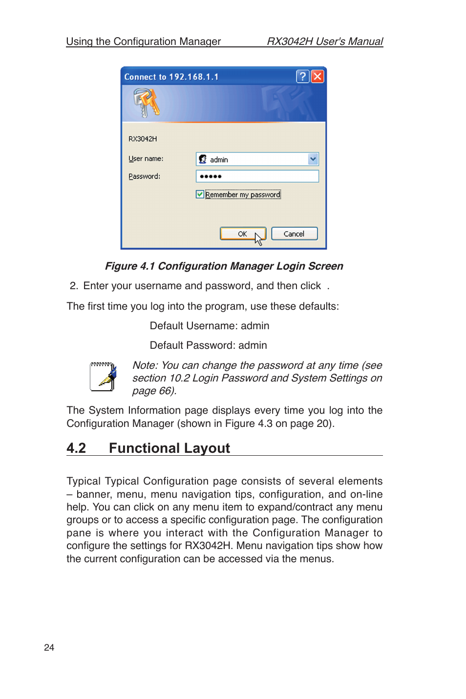 2 functional layout | Asus RX3042H User Manual | Page 36 / 129