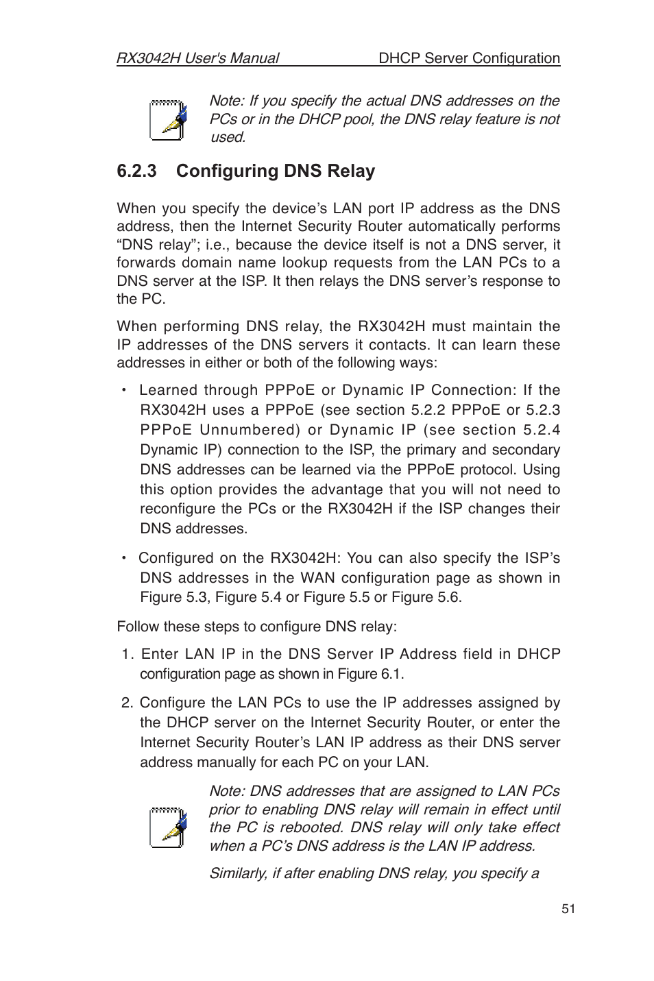 3 conﬁguring dns relay | Asus RX3042H User Manual | Page 63 / 129