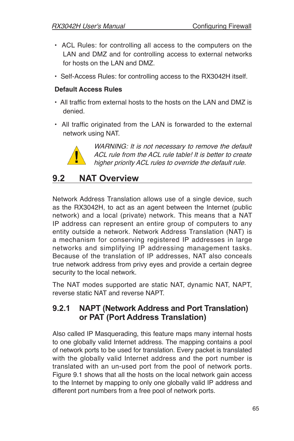 2 nat overview | Asus RX3042H User Manual | Page 77 / 129