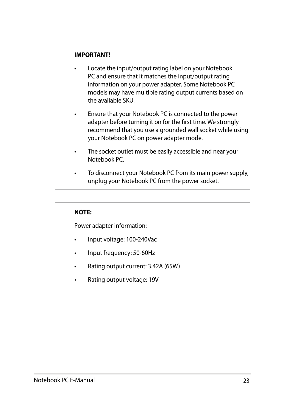 Asus X751LD User Manual | Page 23 / 104