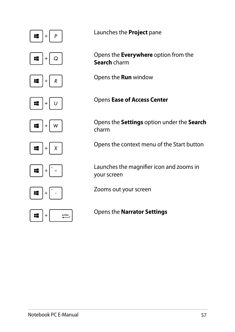 Asus X751LD User Manual | Page 57 / 104