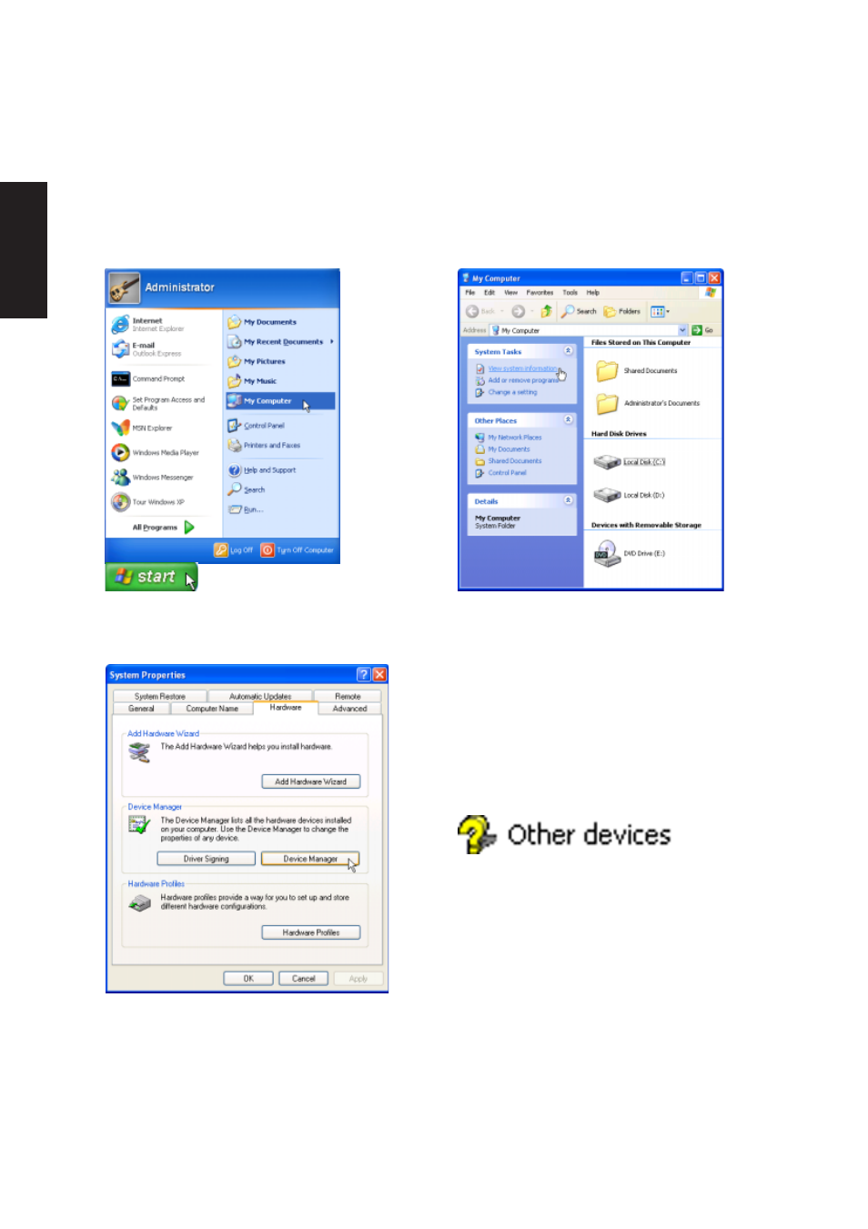 Device manager | Asus Z92Ne User Manual | Page 10 / 104
