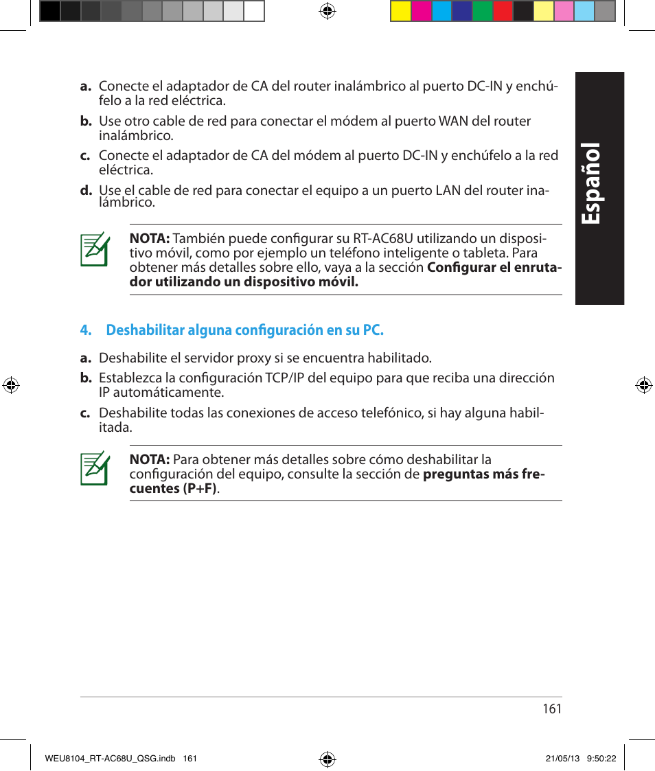 Español | Asus RT-AC68U User Manual | Page 161 / 196