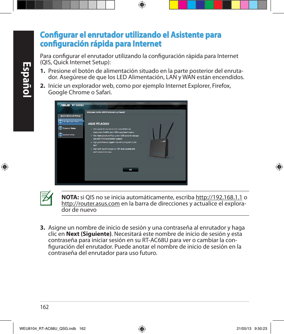 Español | Asus RT-AC68U User Manual | Page 162 / 196