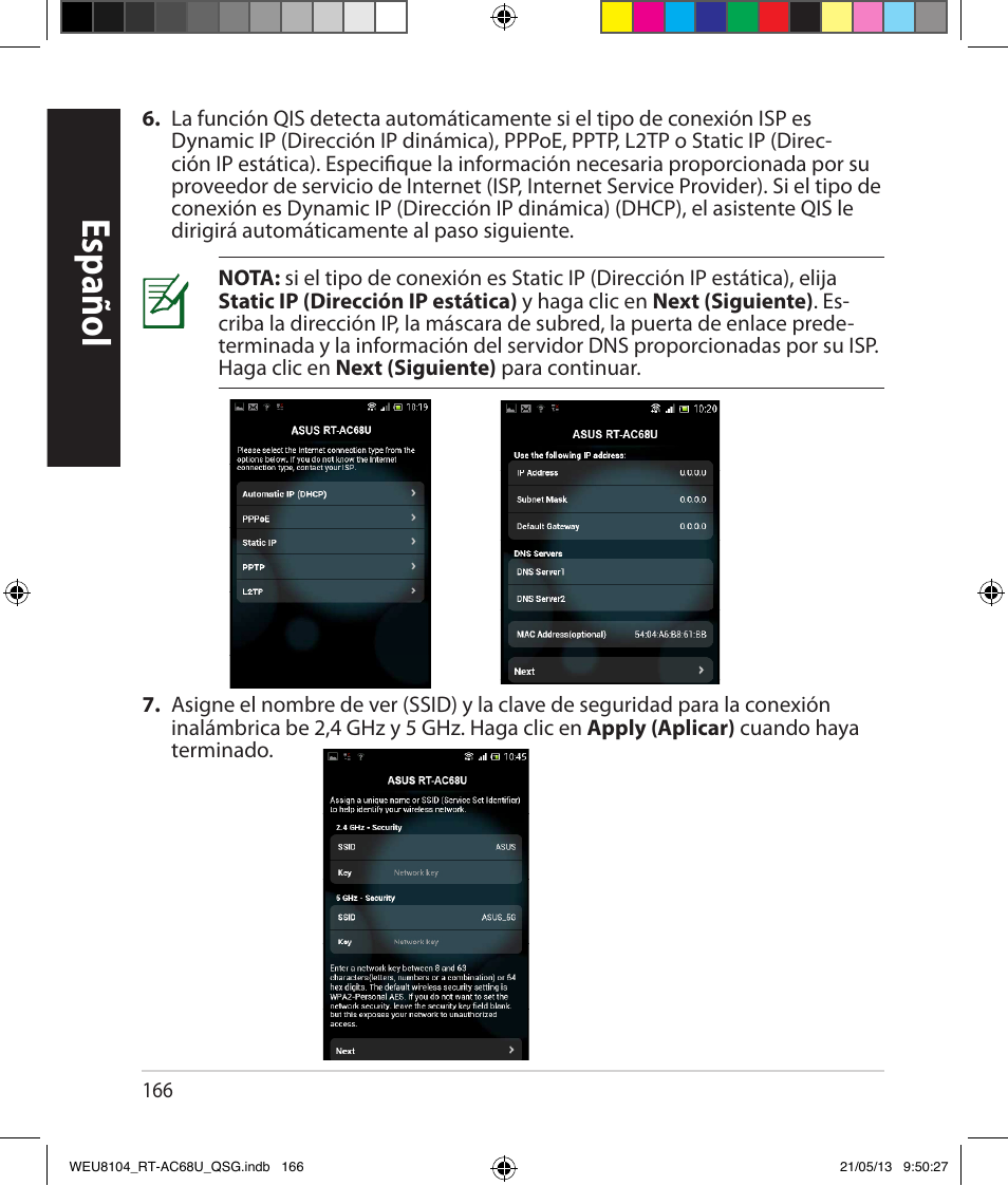 Español | Asus RT-AC68U User Manual | Page 166 / 196
