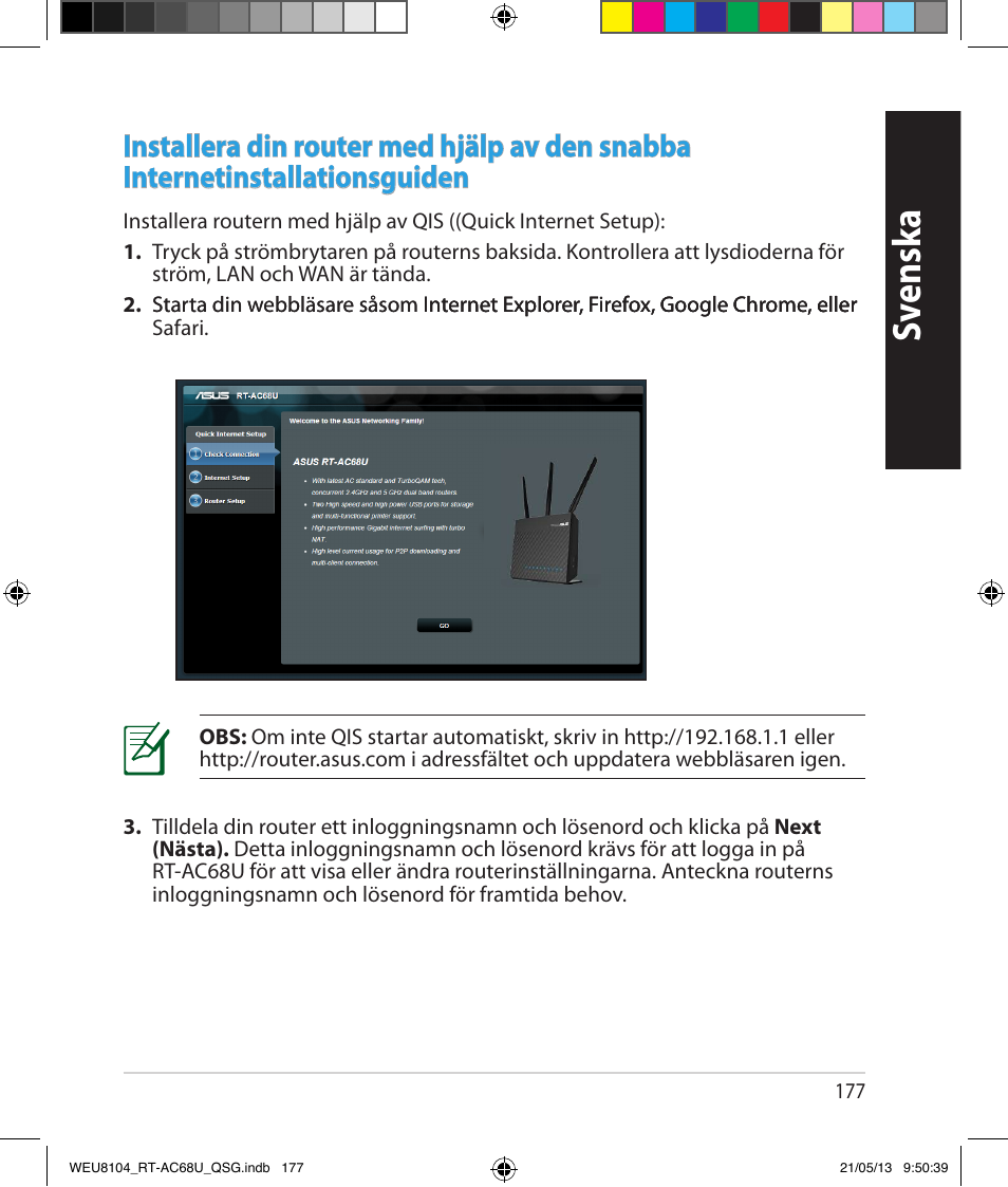 Sv ensk a | Asus RT-AC68U User Manual | Page 177 / 196