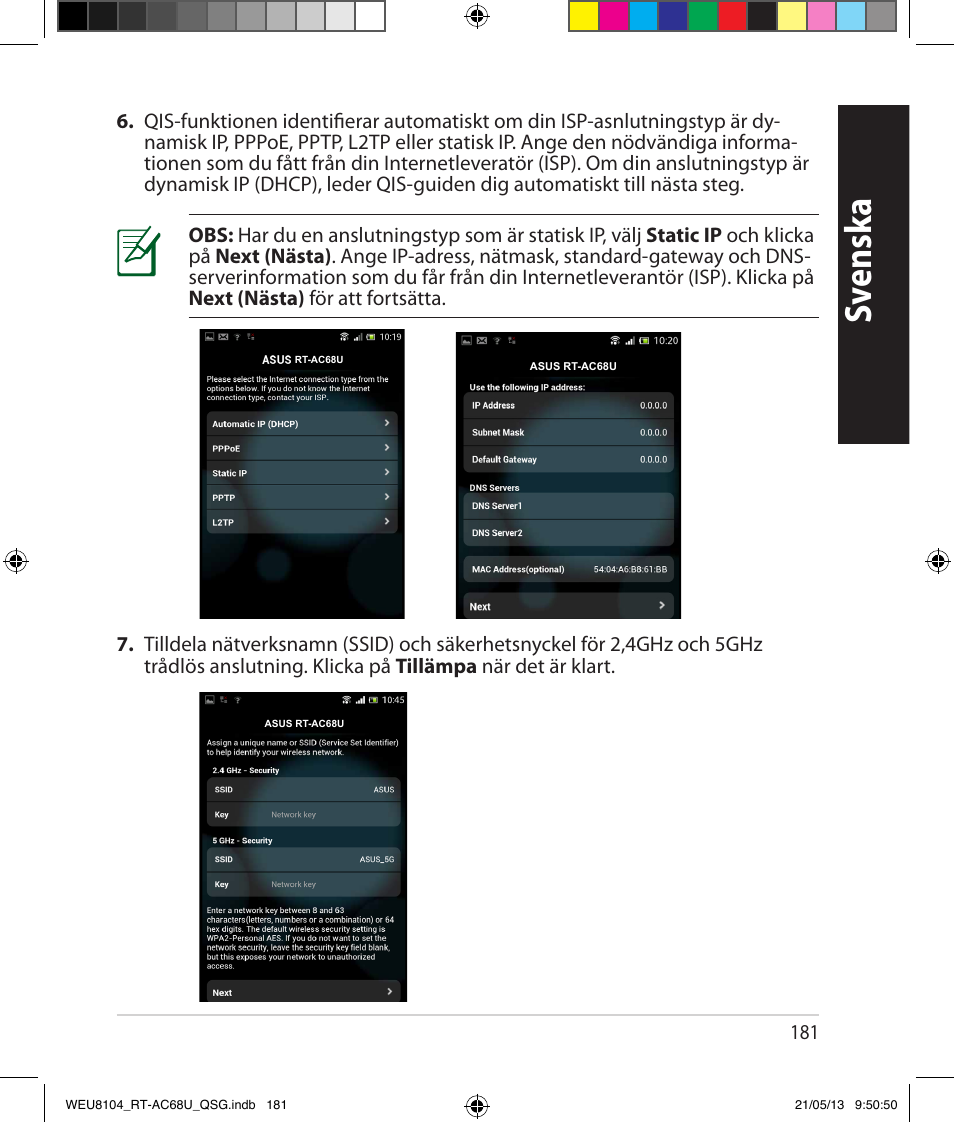 Sv ensk a | Asus RT-AC68U User Manual | Page 181 / 196