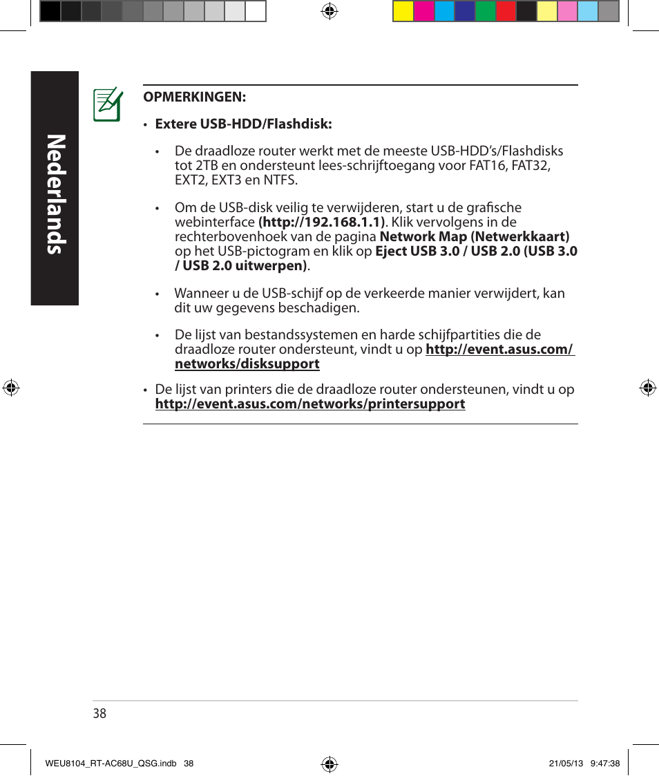 Neder lands | Asus RT-AC68U User Manual | Page 38 / 196