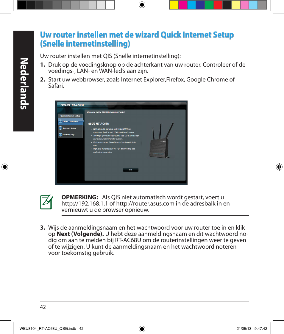 Neder lands | Asus RT-AC68U User Manual | Page 42 / 196