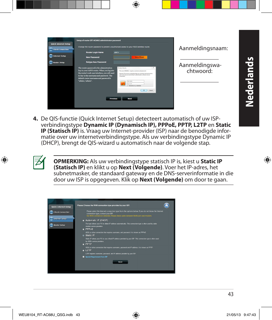 Neder lands | Asus RT-AC68U User Manual | Page 43 / 196