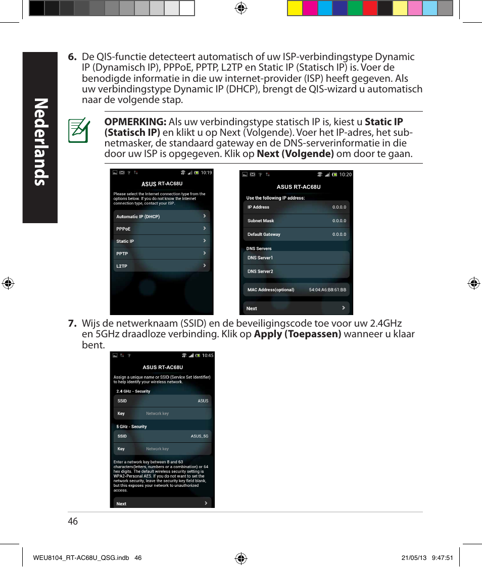 Neder lands | Asus RT-AC68U User Manual | Page 46 / 196