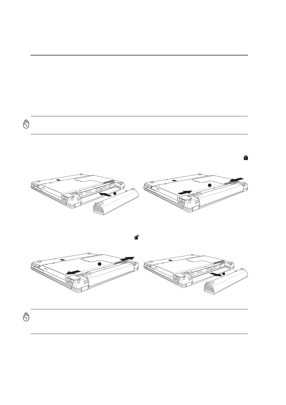 Using the battery pack, Installing and removing the battery pack | Asus M5A User Manual | Page 26 / 76