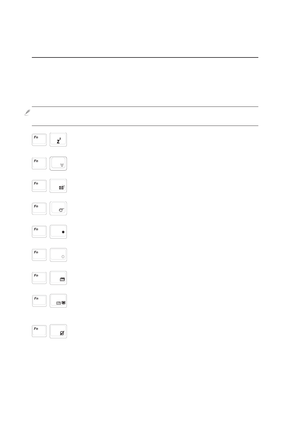 Using the keyboard, Colored hot keys | Asus M5A User Manual | Page 36 / 76